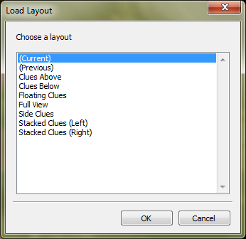 Image of the Load Layout dialog